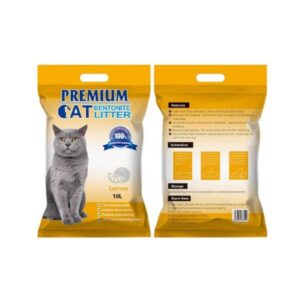 Premium Bentonite Cat Litter – Lemon Scent