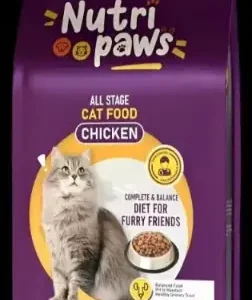 Nutripaws All Stage Cat Food Chicken- 1kg