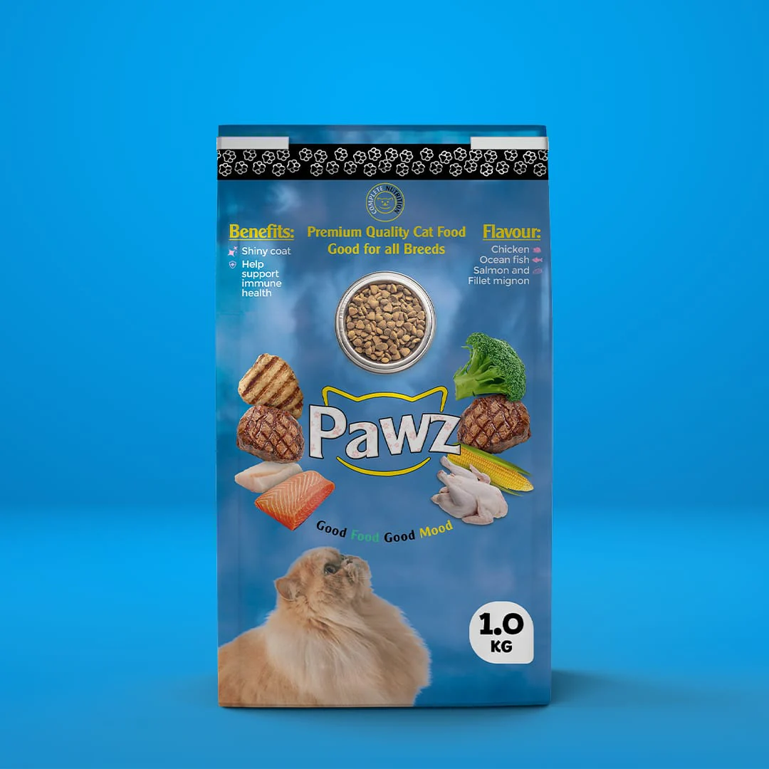Pawz Premium Adult Cat Food Chicken And Vegetable- 1kg