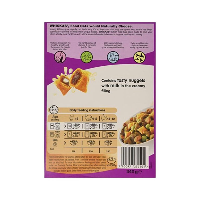 WHISKAS® Kitten 2-12 Months with Chicken Dry Kitten Food 1.9 kg - Image 2