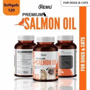 Remu Salmon Oil Supplements for Cats and Dogs 120ML
